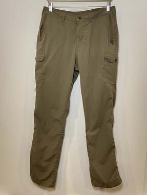 Clothing Arts Pick Pocket Proof Cargo Pants Travel Roll Hem Olive Green 10